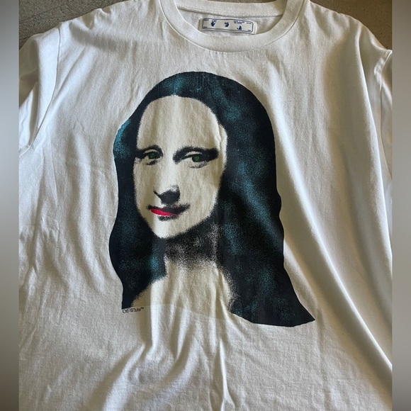 Off-White Mona Lisa Over T-Shirt White size M